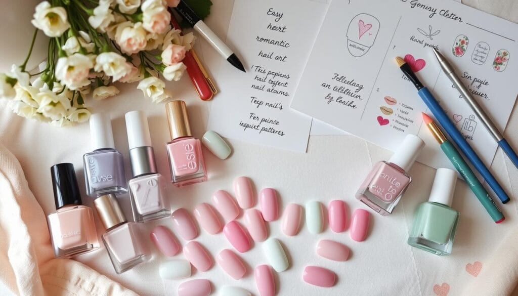 romantic nail polish
Aesthetic close-up of elegantly manicured hands with romantic nail polis